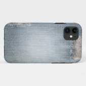Denim Geïnspireerde iPhone 5 Hoesje (Achterkant (horizontaal))
