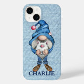 Denim Gnome Boy Hoesje-Mate iPhone Case (Achterkant)