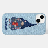 Denim Gnome Girl Hoesje-Mate iPhone Case (Achterkant (horizontaal))