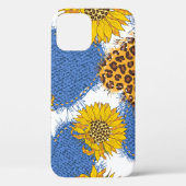 Denim-harten gemaakt van weefsel met gedraaide ran Case-Mate iPhone case (Achterkant)