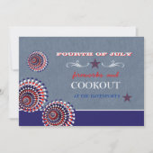 Denim Holiday Uitnodiging (Voorkant)