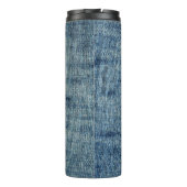 Denim-Inspired Thermosbeker (Achterkant)