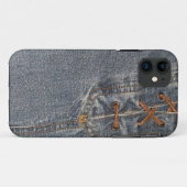 Denim iPhone 5 Hoesje-Mate Barely is hier opgezoge Case-Mate iPhone Case (Achterkant (horizontaal))