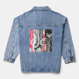 Denim Jack – Abstract Land Jacket