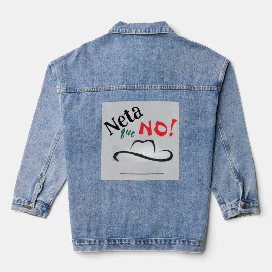 Denim Jack Neta que No! Jacket (Achterkant)
