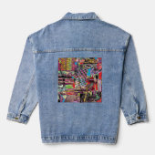 Denim Jack – Urban Fractals Jacket (Achterkant)