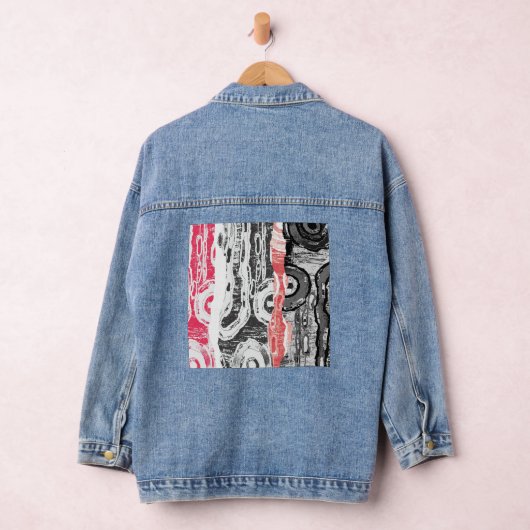 Denim Jacket – Abstract Land (Hangar)