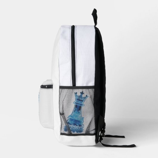 Denim Jacket Bedrukte Rugzak (Rechts)