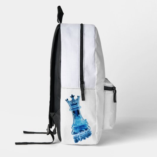 Denim Jacket Bedrukte Rugzak (Links)