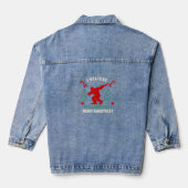 Denim Jacket Bigfoot: L'esprit sauvage de la mode (Achterkant)