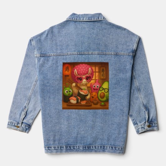 Denim Jacket Caos Pop  (Achterkant)