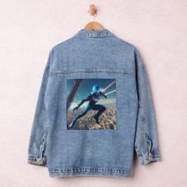 Denim Jacket futuristische superheld