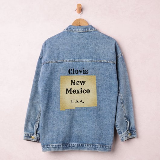 Denim Jacket - Kaart van de staat New Mexico (Hangar)