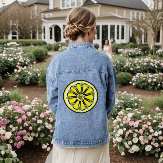 Denim Jacket Lemons (Huwelijk Achterkant)
