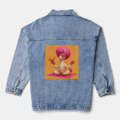 Denim Jacket Llama Zen (Achterkant)
