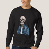 Denim Jacket  Skull Trui (Voorkant)
