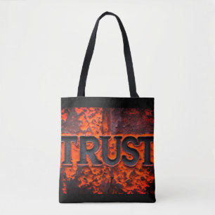 Denim Jacket Trust Tote Bag