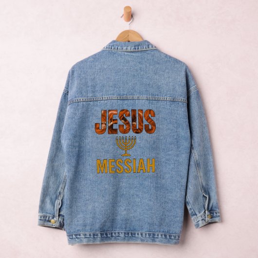 Denim Jacket  With Jesus Messiah (Hangar)