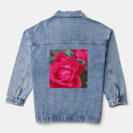 Denim Jacket WITH ROSE DESIGN