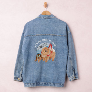 DENIM JAS - DAMES MET 2025 LOGO DENIM JACKET