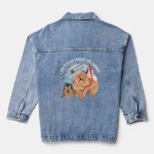 DENIM JAS - DAMES MET 2025 LOGO JACKET (Achterkant)