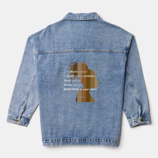 Denim jas jacket (Achterkant)