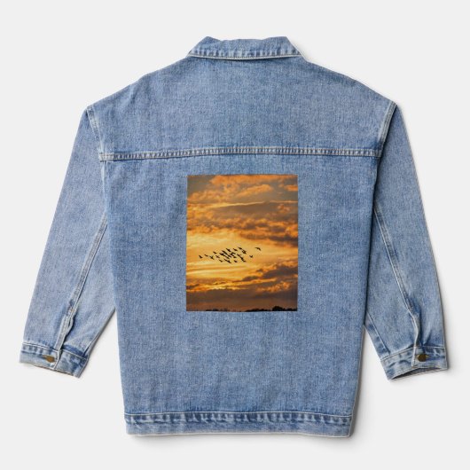 Denim jas jacket (Achterkant)