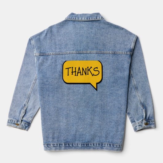 Denim jas jacket (Achterkant)