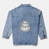 Denim jas jacket (Achterkant)