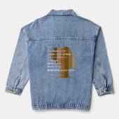 Denim jas jacket (Achterkant)