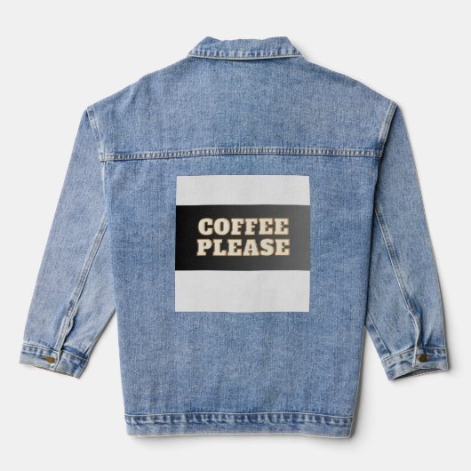 Denim jas jacket (Achterkant)