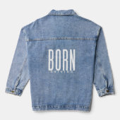 Denim jas jacket (Achterkant)