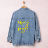 Denim jas: Merry and Bright (geel) Jacket (Hangar)