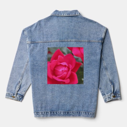 Denim jas MET ROOS ONTWERP Jacket (Achterkant)