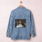 Denim Jas met Sheltie afbeelding Denim Jacket (Hangar)