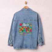 Denim Jas met Zij Is Mam Denim Jacket (Hangar)