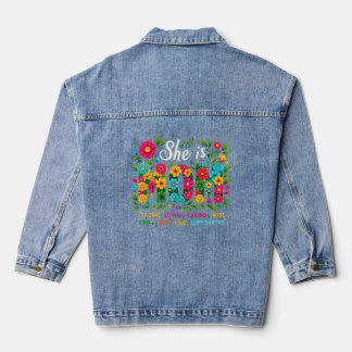 Denim Jas met Zij Is Mam Jacket