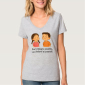 Denim jas t-shirt (Voorkant)