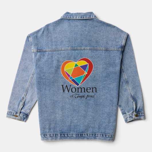 Denim jas voor dames (Jean Jacket) Denim Jacket (Achterkant)