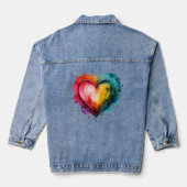 Denim jas voor dames (Jean Jacket) Denim Jacket (Achterkant)