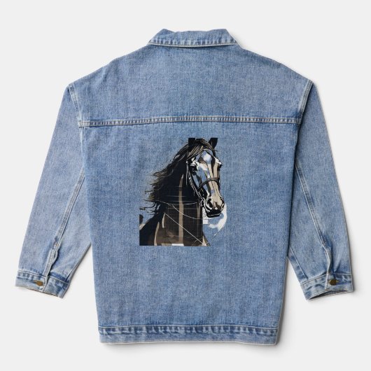 Denim jas voor dames (Jean Jacket), Denim Jacket (Achterkant)