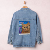 denim jas vraag het liever aan oma vrouwen denim jacket (Hangar)