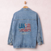 Denim Jas - Waarden Typografie Jean Jas Jacket (Hangar)