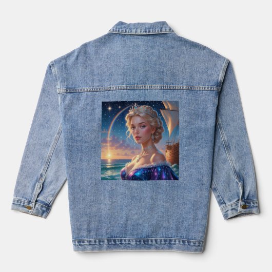 Denim jasje jacket (Achterkant)