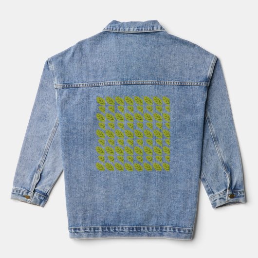 Denim jassen jacket (Achterkant)