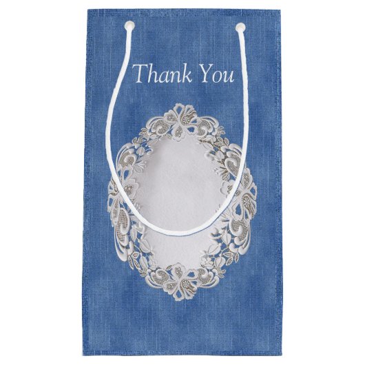 Denim Jean pockets en Lace Klein Cadeauzakje (Voorkant)