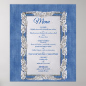 Denim Jean pockets en Lace Poster (Voorkant)