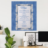 Denim Jean pockets en Lace Poster (Thuiskantoor)