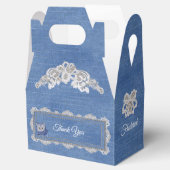 Denim Jean pockets, Kittens en Lace Bedankdoosjes (Geopend)