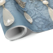 Denim Jean pockets, Kittens en Lace Cadeaupapier (Rol Hoek)